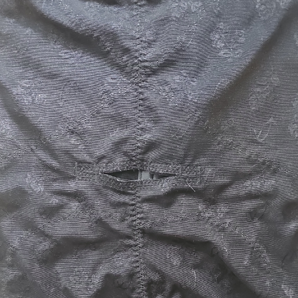 Shapewear  Black Bodysuit, New Never Worn, Hooks And Zipper - Picture 4 of 6